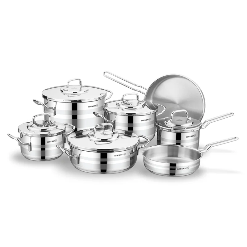 سرویس 12 تکه قابلمه استیل کرکماز مدل Astron